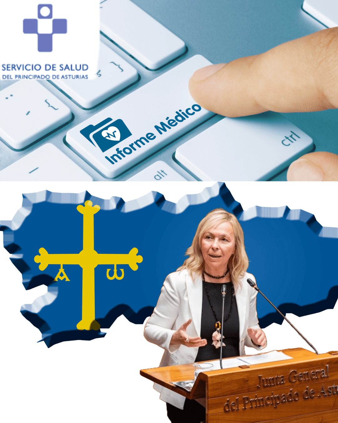 La propuesta de VOX para acceder y compartir los datos sanitarios de modo seguro Sara Álvarez Rouco interviene en la Junta General del Principado defendiendo la propuesta de VOX sobre interoperabilidad de datos clínicos para mejorar la sanidad en Asturias