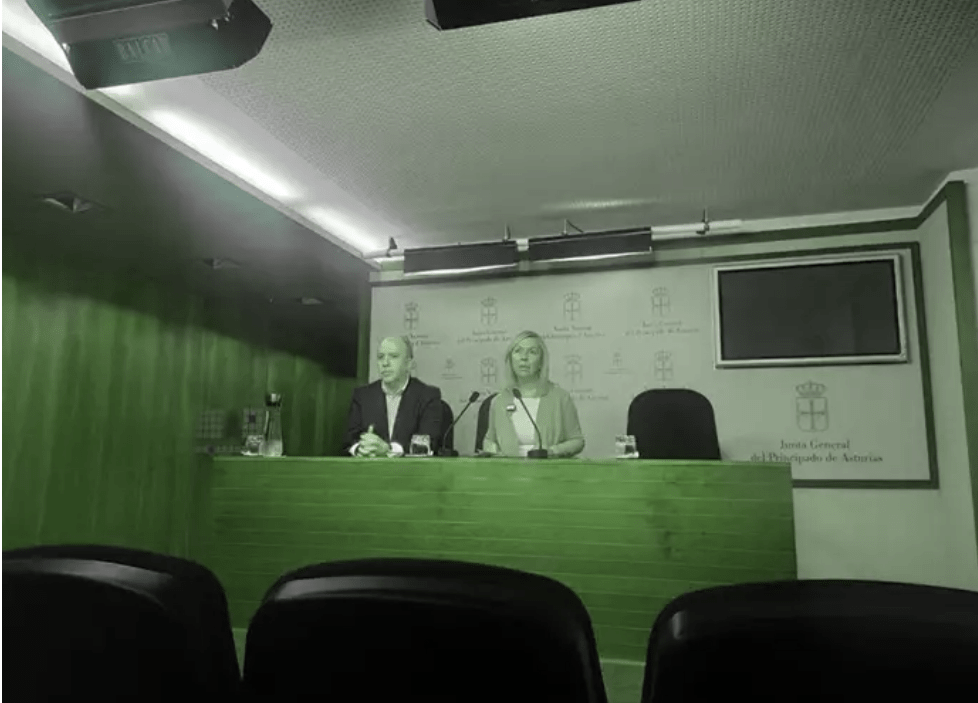 Sara Álvarez Rouco en rueda de prensa sobre política migratoria en Asturias