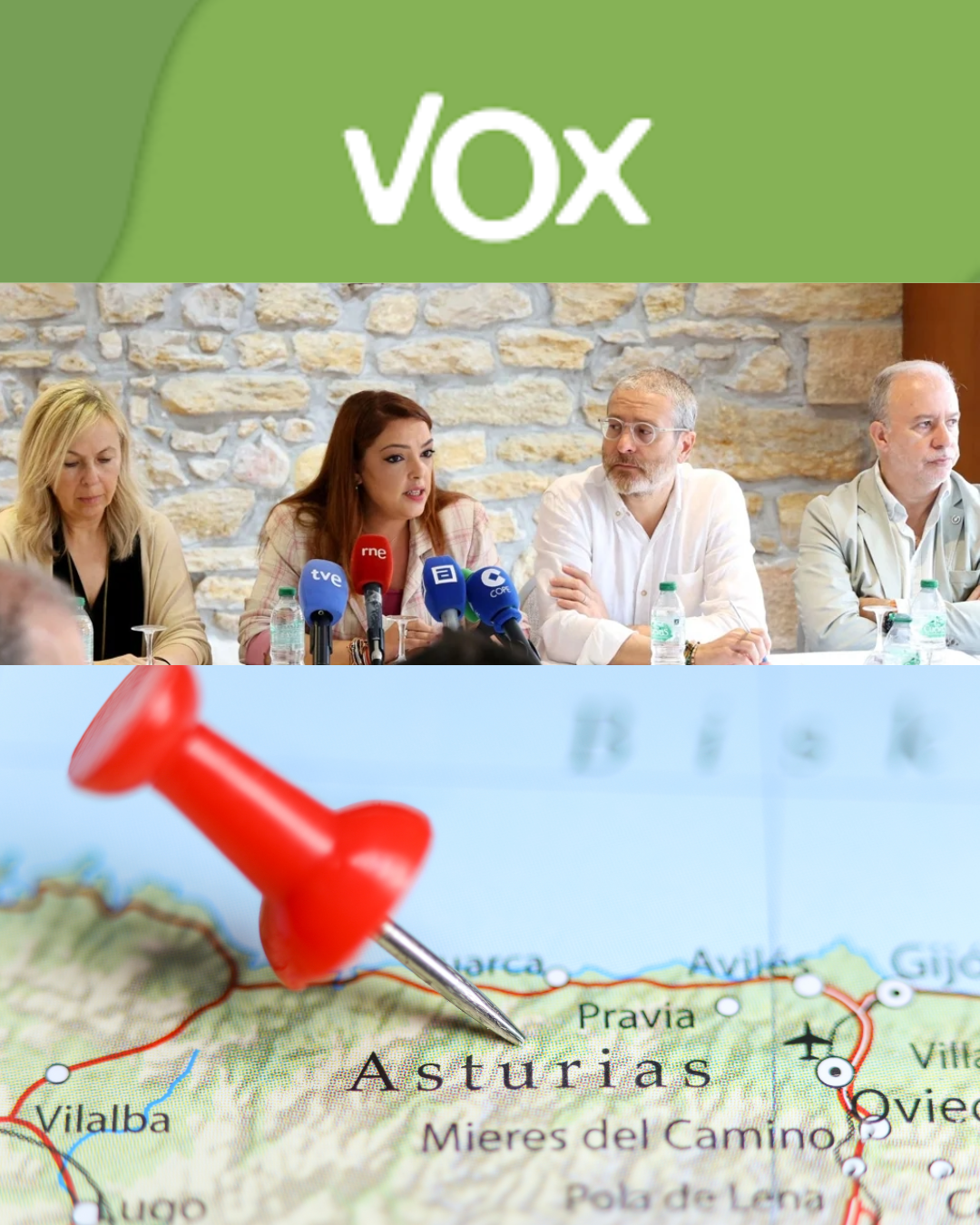 vox-critica-infierno-fiscal-e-ideologico-del-psoe-en-asturias-y-senala-complicidad-del-pp-rueda-de-prensa- VOX Asturias subraya su oposición en rueda de prensa con la región marcada